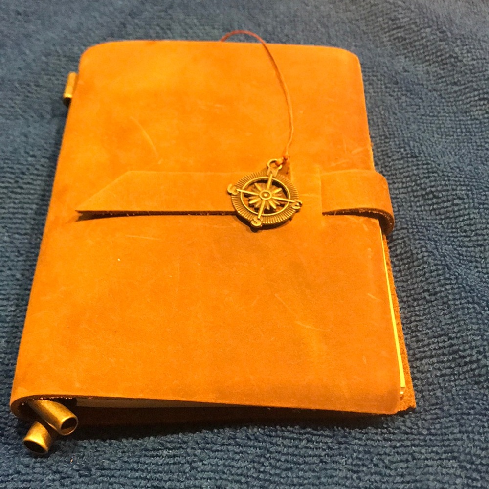 NEW Rustic scribe leather 180 page journal